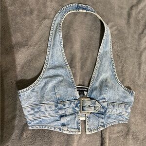 Pretty Little Thing Halter Buckle Top